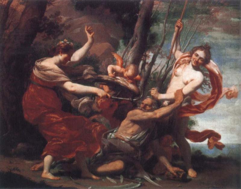 Simon Vouet Time Overcome by Hope and Beauty oil painting picture